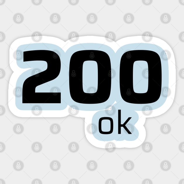 200 OK Sticker by CyberChobi